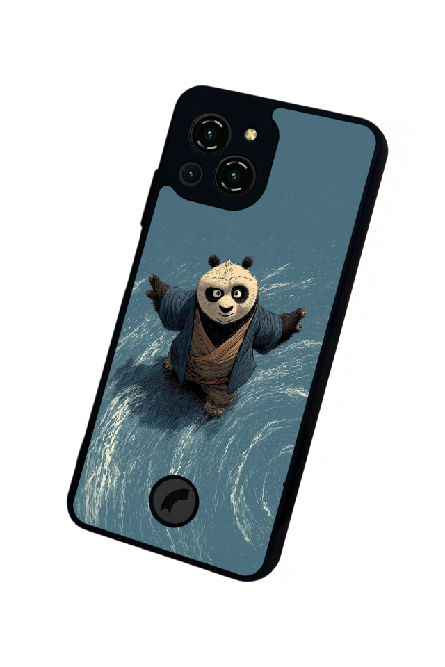 Reeder S23 Pro Max Uyumlu Kung Fu Panda Tasarımlı Glossy Premium Kılıf