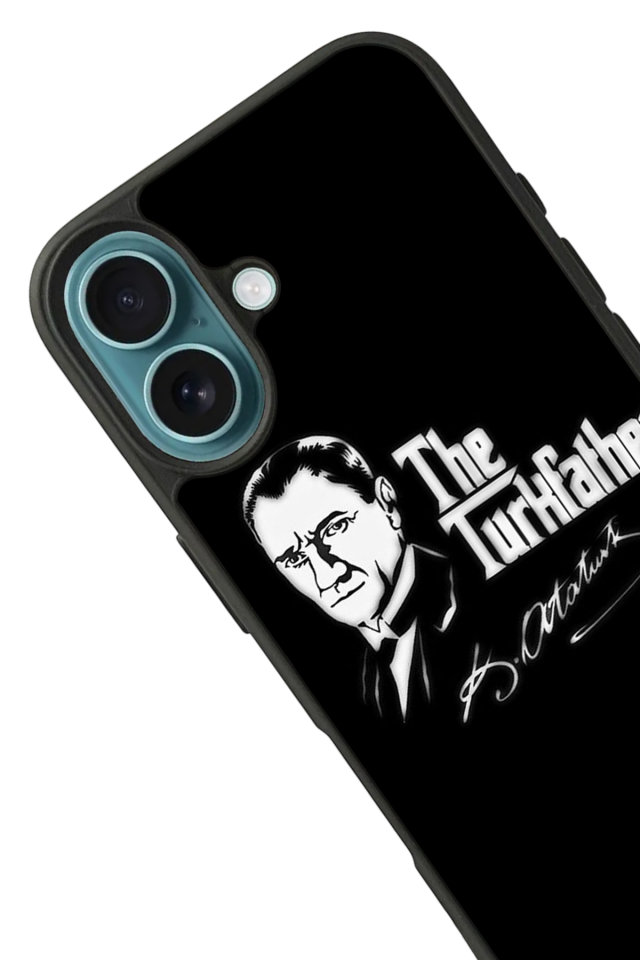 iPhone 16 Uyumlu Mustafa Kemal Ataturk Tasarımlı Glossy Premium Kılıf