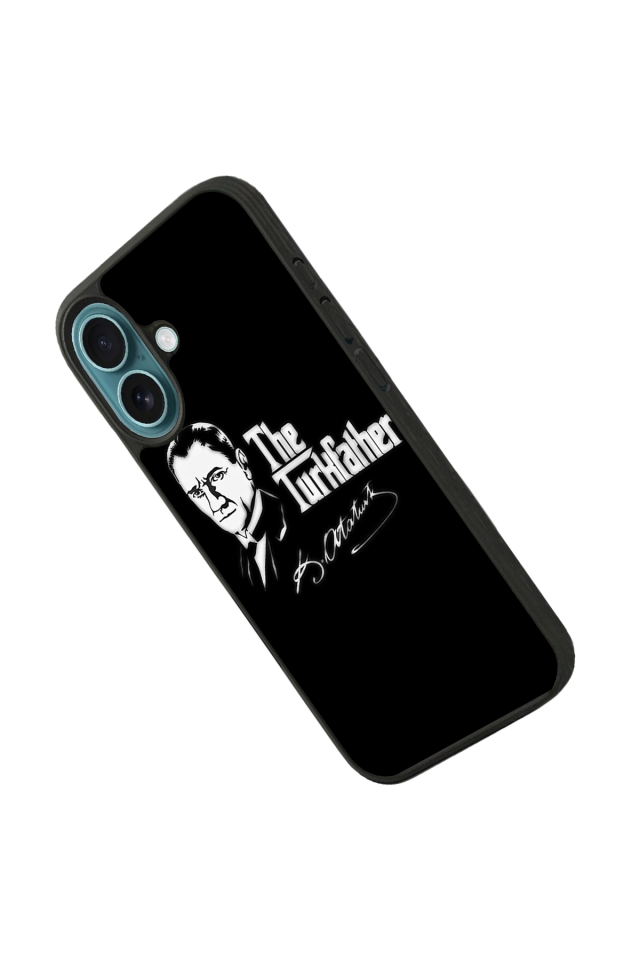 iPhone 16 Uyumlu Mustafa Kemal Ataturk Tasarımlı Glossy Premium Kılıf