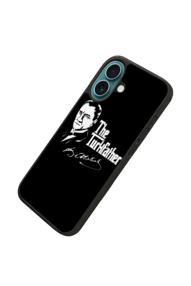 iPhone 16 Uyumlu Mustafa Kemal Ataturk Tasarımlı Glossy Premium Kılıf