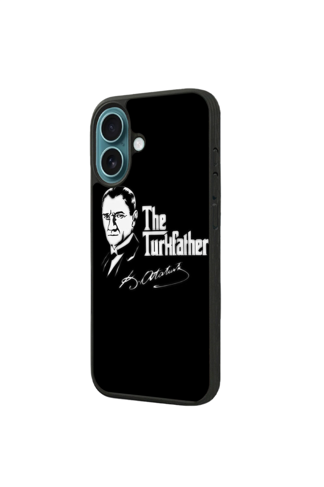 iPhone 16 Uyumlu Mustafa Kemal Ataturk Tasarımlı Glossy Premium Kılıf