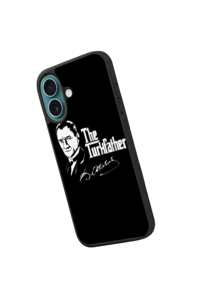 iPhone 16 Uyumlu Mustafa Kemal Ataturk Tasarımlı Glossy Premium Kılıf