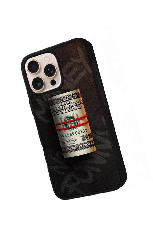 iPhone 14 Pro Max Uyumlu Para Tasarımlı Glossy Premium Kılıf