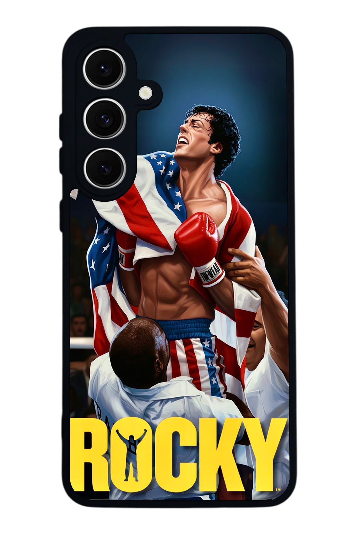 Samsung Galaxy S24 FE Uyumlu Rocky Tasarımlı Glossy Premium Kılıf