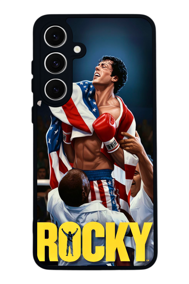 Samsung Galaxy S24 FE Uyumlu Rocky Tasarımlı Glossy Premium Kılıf