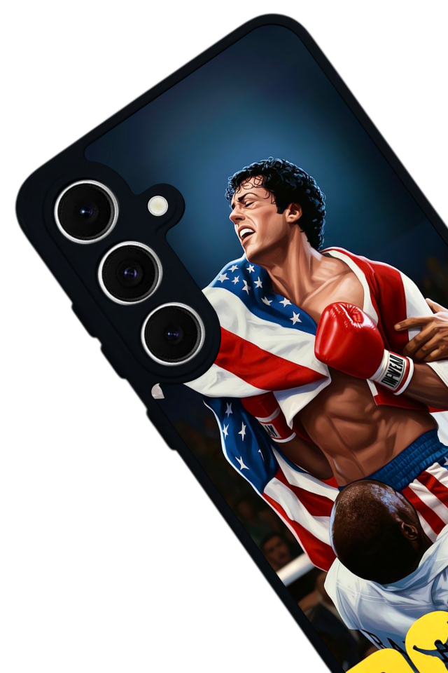 Samsung Galaxy S24 FE Uyumlu Rocky Tasarımlı Glossy Premium Kılıf