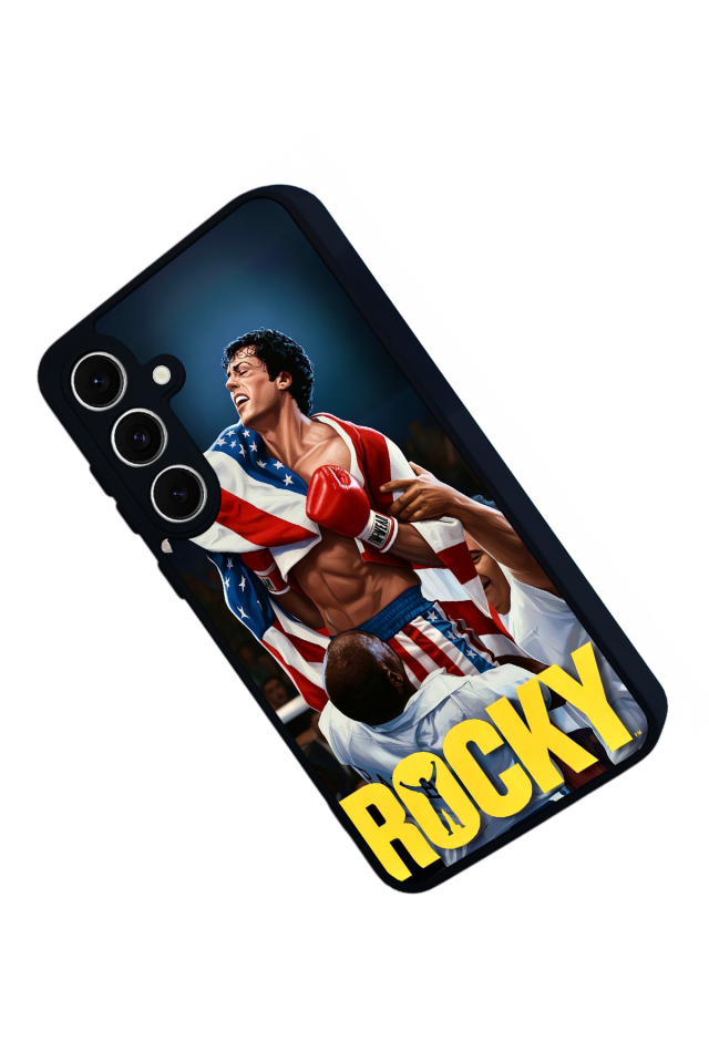 Samsung Galaxy S24 FE Uyumlu Rocky Tasarımlı Glossy Premium Kılıf