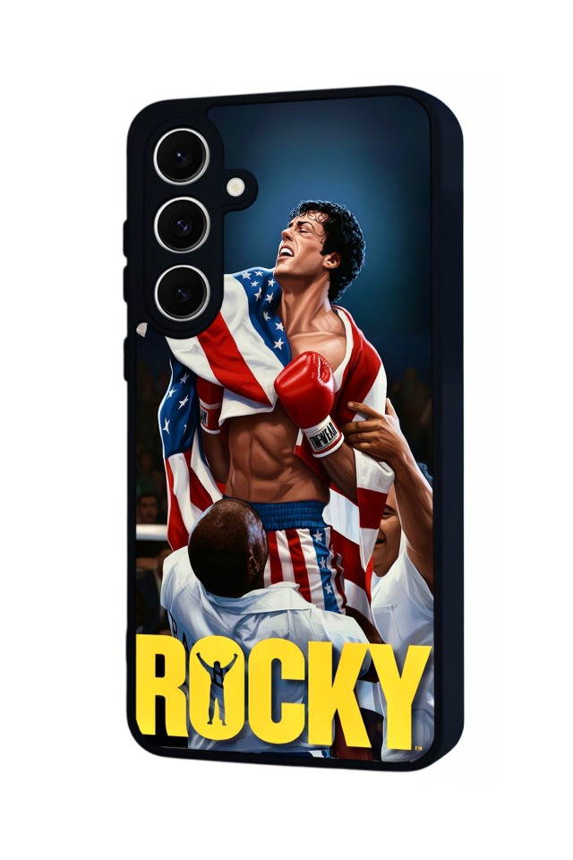 Samsung Galaxy S24 FE Uyumlu Rocky Tasarımlı Glossy Premium Kılıf