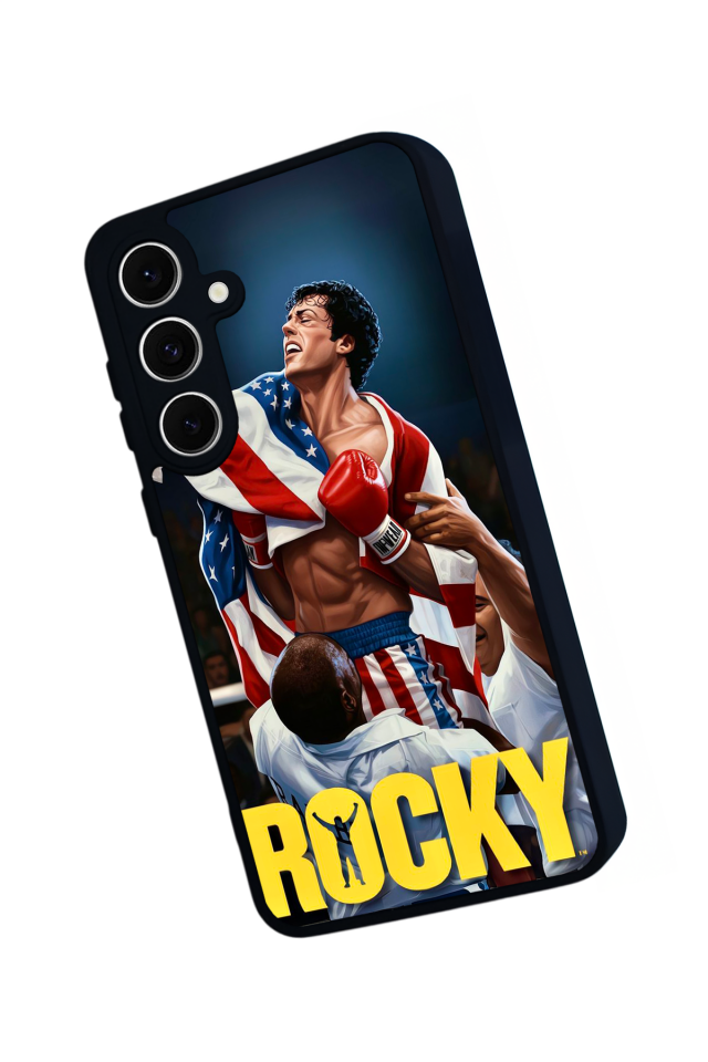 Samsung Galaxy S24 FE Uyumlu Rocky Tasarımlı Glossy Premium Kılıf