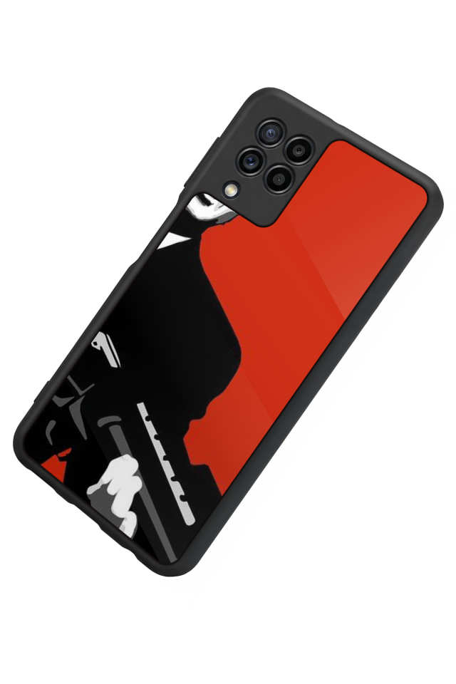 Samsung Galaxy M32 Uyumlu Scarface Tasarımlı Glossy Premium Kılıf