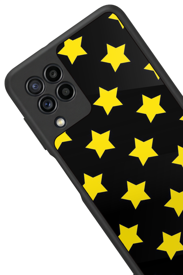 Samsung Galaxy M32 Uyumlu Simsek Tasarımlı Glossy Premium Kılıf
