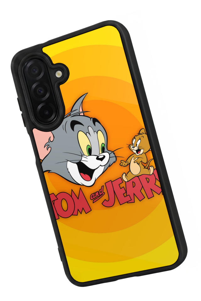 Samsung Galaxy A26 Uyumlu Tom And Jerry Tasarımlı Glossy Premium Kılıf