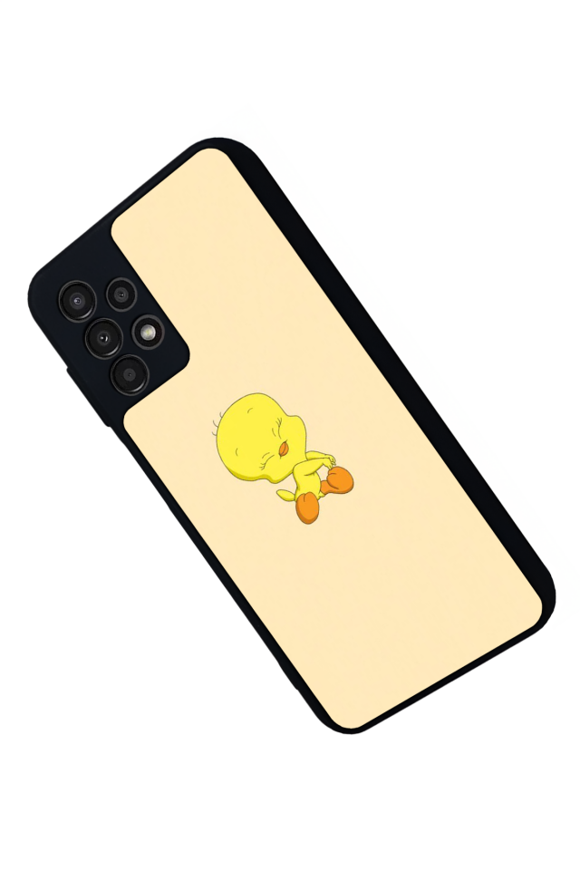 Samsung Galaxy A13 Uyumlu Tweety Tasarımlı Glossy Premium Kılıf