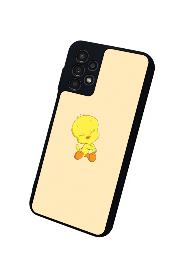Samsung Galaxy A13 Uyumlu Tweety Tasarımlı Glossy Premium Kılıf