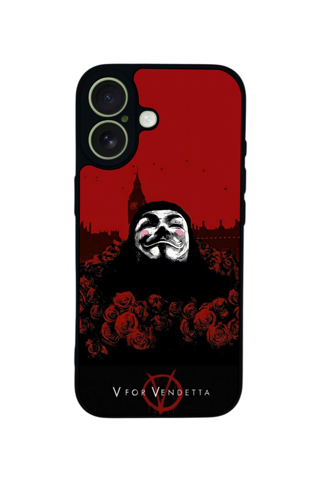 iPhone 17 Uyumlu Vendetta Tasarımlı Glossy Premium Kılıf