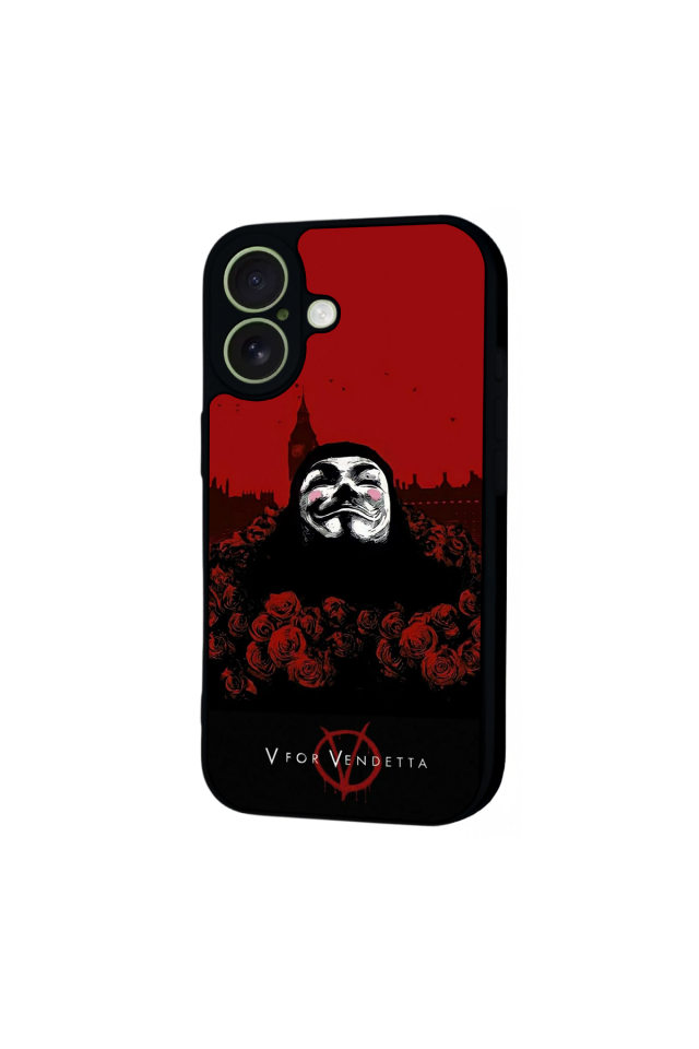 iPhone 17 Uyumlu Vendetta Tasarımlı Glossy Premium Kılıf