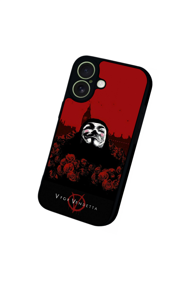 iPhone 17 Uyumlu Vendetta Tasarımlı Glossy Premium Kılıf