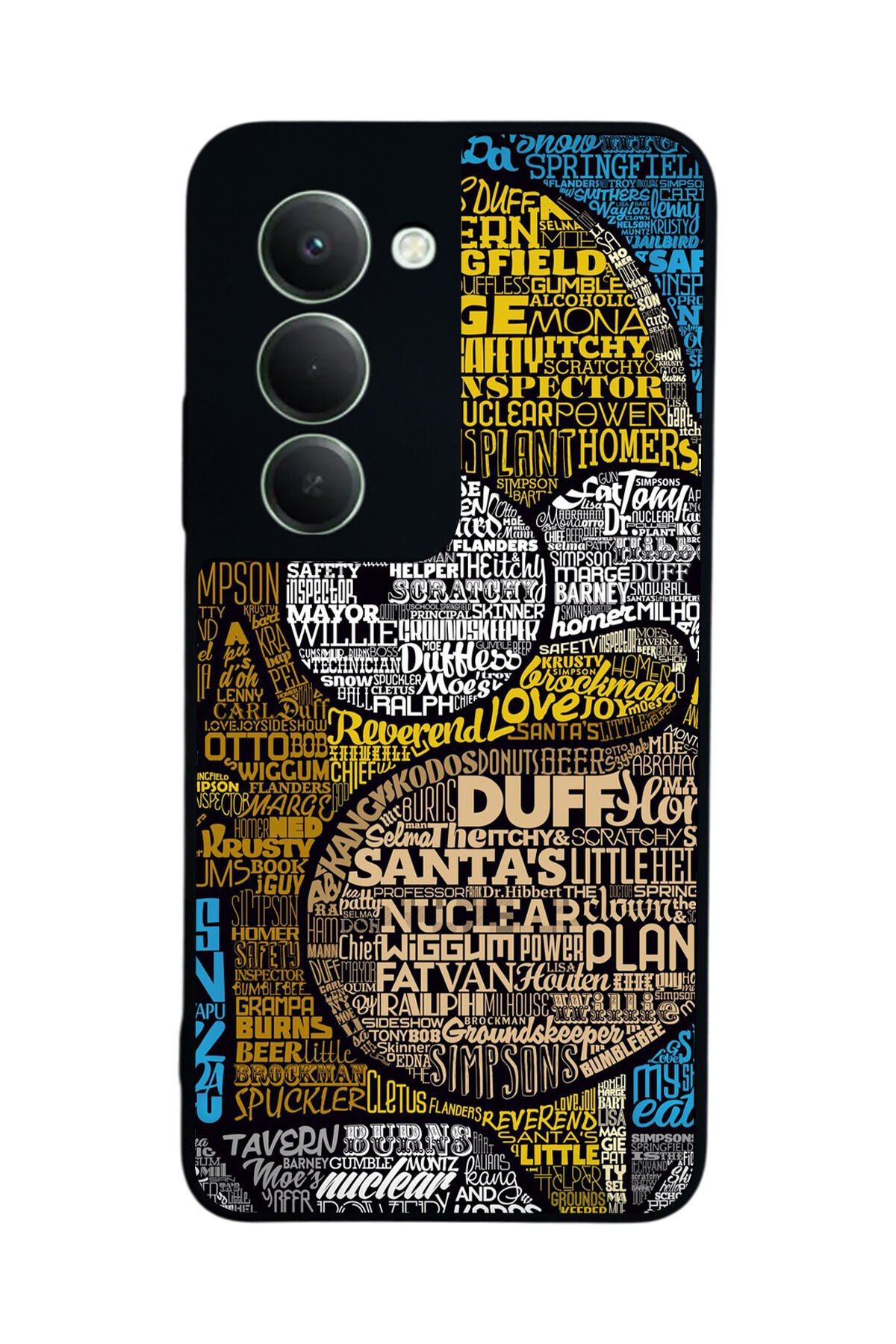 Xiaomi Redmi 15 5G Uyumlu The Simpsons Tasarımlı Glossy Premium Kılıf