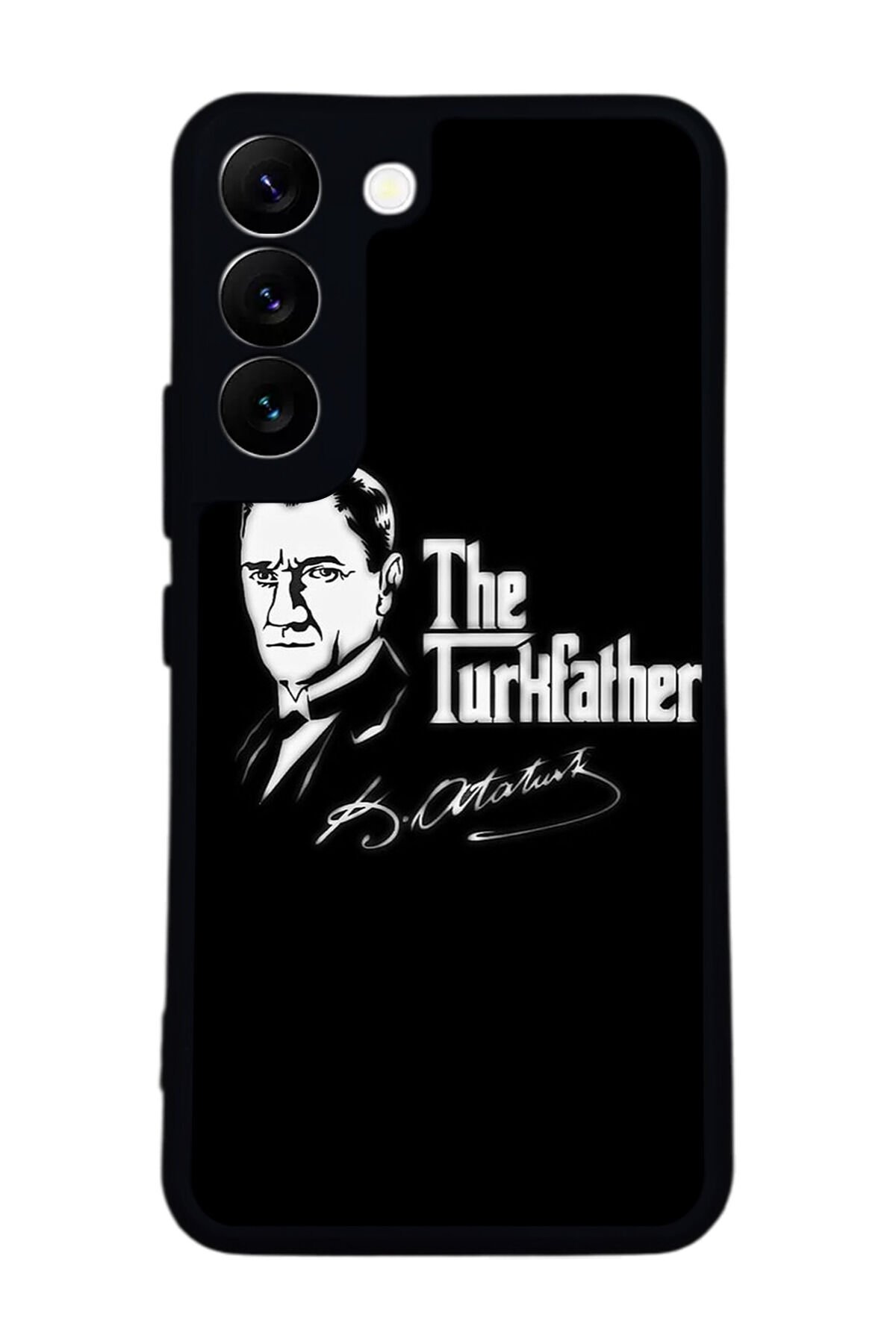 Samsung Galaxy S22 Uyumlu Mustafa Kemal Ataturk Tasarımlı Glossy Premium Kılıf