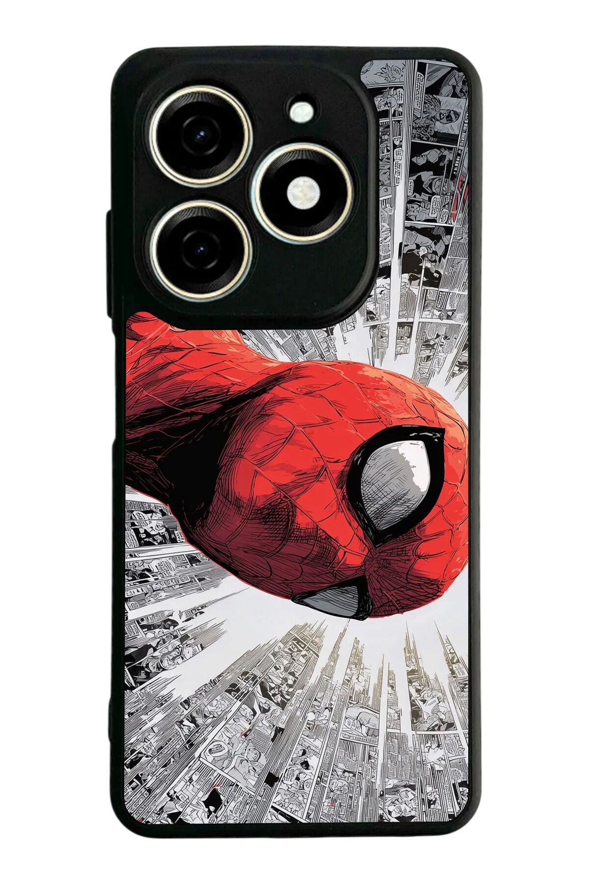 Infınıx Smart 8 Pro Uyumlu Spider Man ( Örümcek Adam ) Tasarımlı Glossy Premium Kılıf