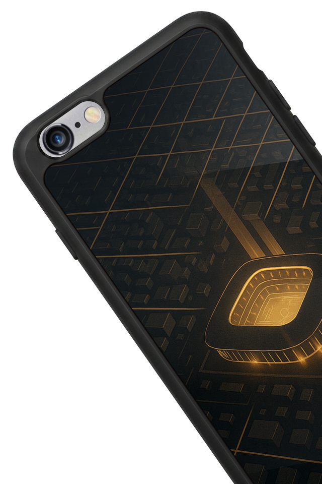 iPhone 6 Plus Uyumlu Aslan Tasarımlı Glossy Premium Kılıf