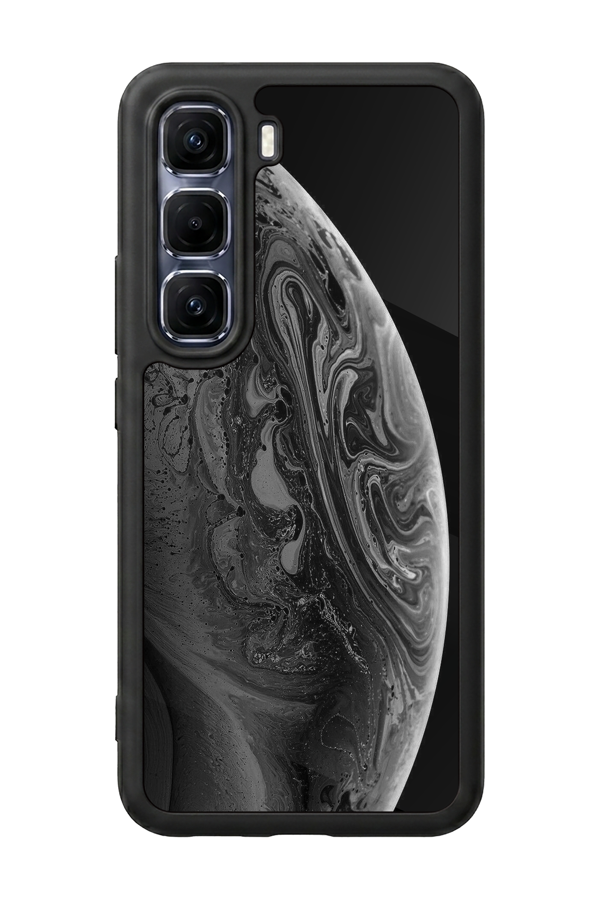 Infinix Hot 60 Pro Plus Uyumlu Ay Tasarımlı Glossy Premium Kılıf