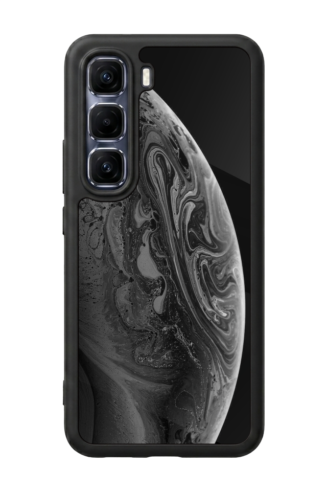 Infinix Hot 60 Pro Plus Uyumlu Ay Tasarımlı Glossy Premium Kılıf