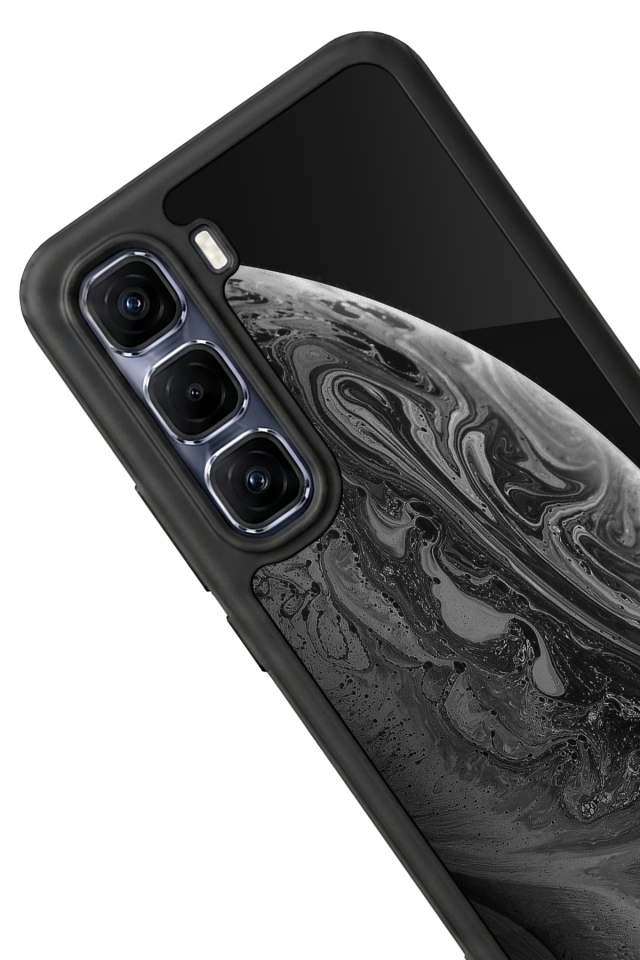 Infinix Hot 60 Pro Plus Uyumlu Ay Tasarımlı Glossy Premium Kılıf