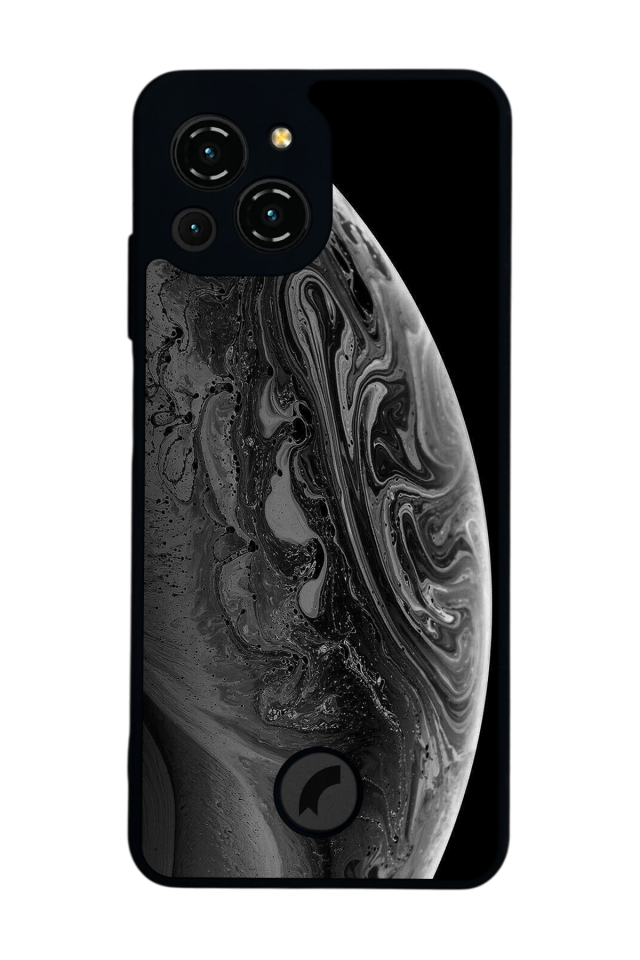 Reeder S23 Pro Max Uyumlu Ay Tasarımlı Glossy Premium Kılıf