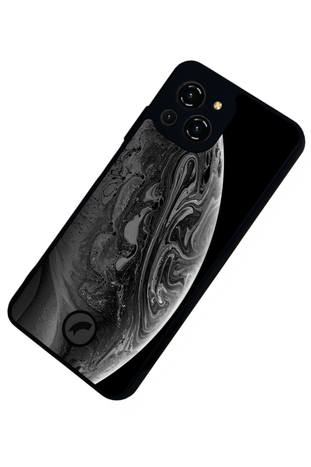 Reeder S23 Pro Max Uyumlu Ay Tasarımlı Glossy Premium Kılıf