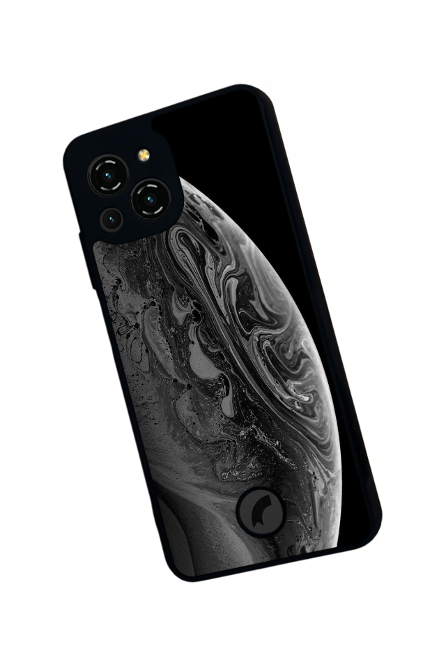 Reeder S23 Pro Max Uyumlu Ay Tasarımlı Glossy Premium Kılıf