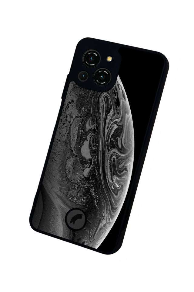 Reeder S23 Pro Max Uyumlu Ay Tasarımlı Glossy Premium Kılıf