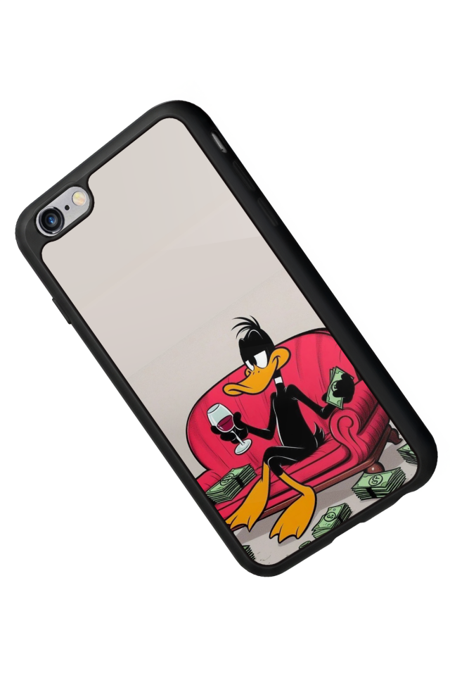 iPhone 6s Plus Uyumlu Daffy duck Tasarımlı Glossy Premium Kılıf