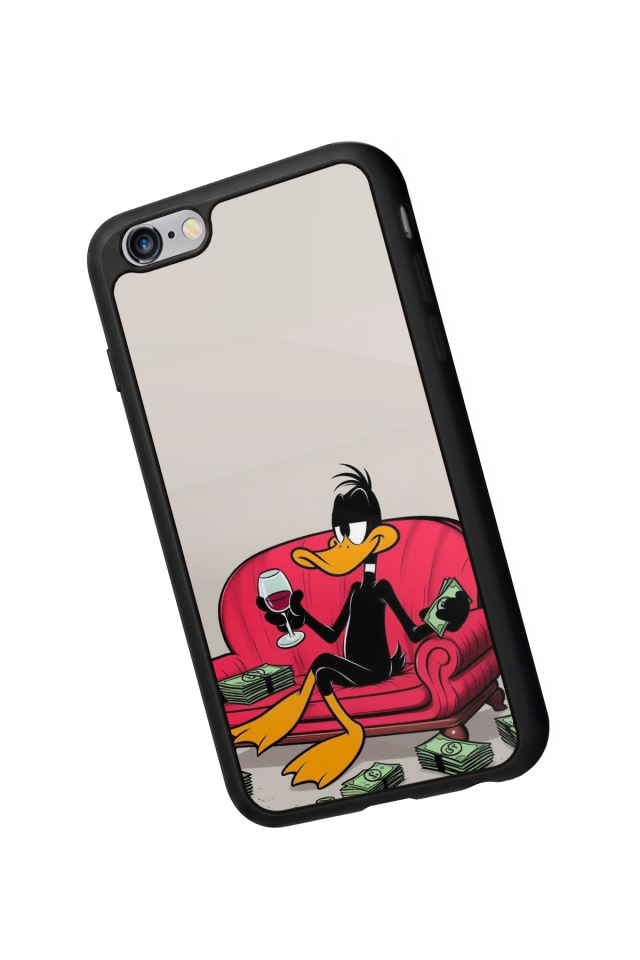 iPhone 6s Plus Uyumlu Daffy duck Tasarımlı Glossy Premium Kılıf