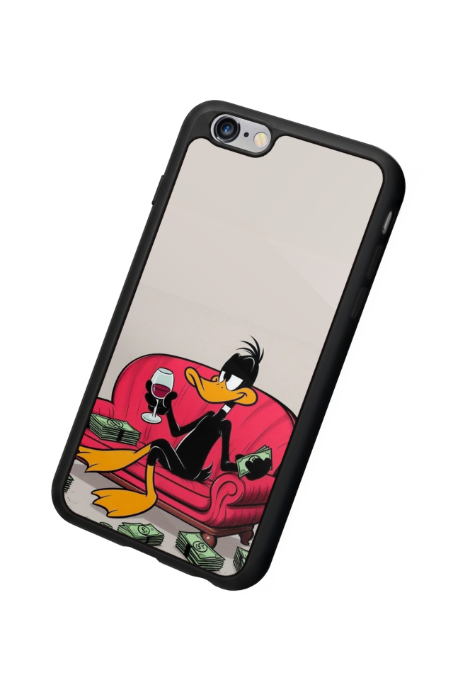 iPhone 6s Plus Uyumlu Daffy duck Tasarımlı Glossy Premium Kılıf