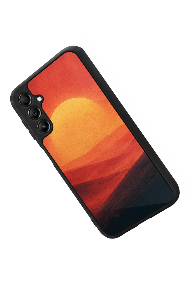 Samsung Galaxy A14 Uyumlu Güneş Tasarımlı Glossy Premium Kılıf
