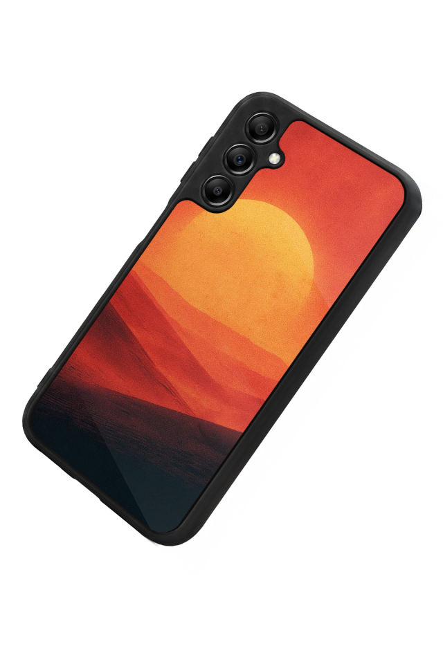 Samsung Galaxy A14 Uyumlu Güneş Tasarımlı Glossy Premium Kılıf