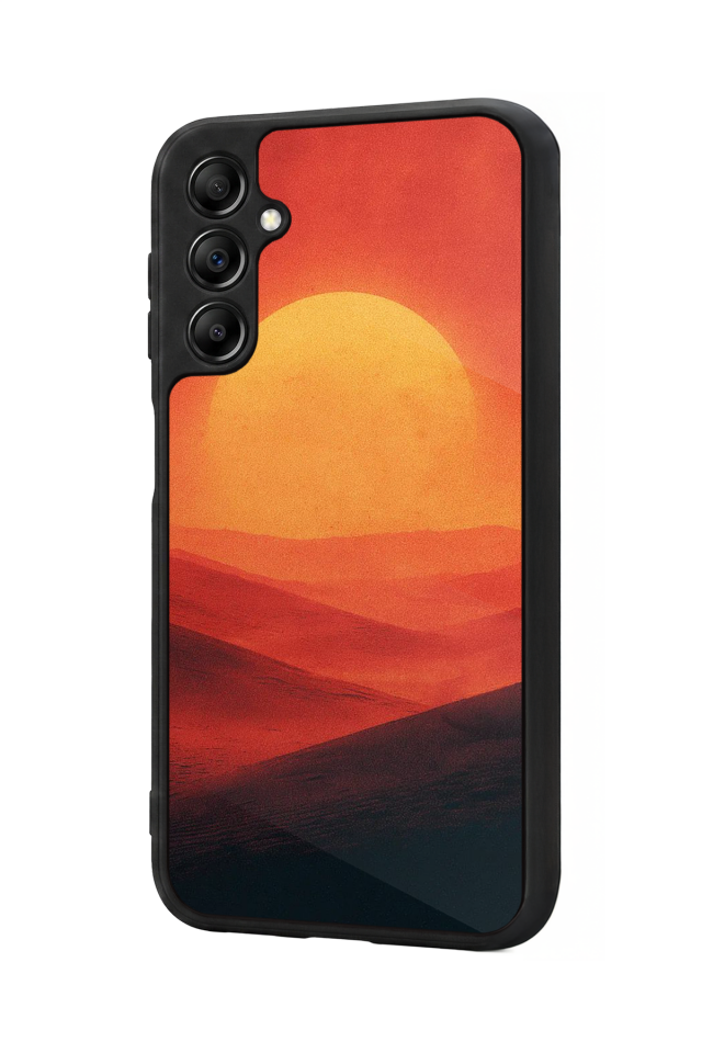 Samsung Galaxy A14 Uyumlu Güneş Tasarımlı Glossy Premium Kılıf