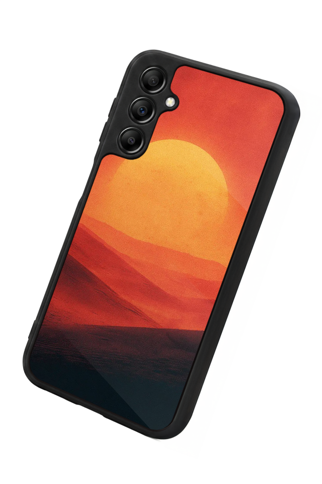 Samsung Galaxy A14 Uyumlu Güneş Tasarımlı Glossy Premium Kılıf