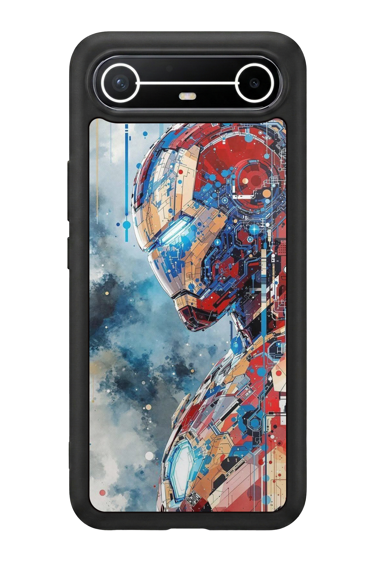 Tecno Spark Slim 5G Uyumlu Iron Man ( Demir Adam ) Tasarımlı Glossy Premium Kılıf