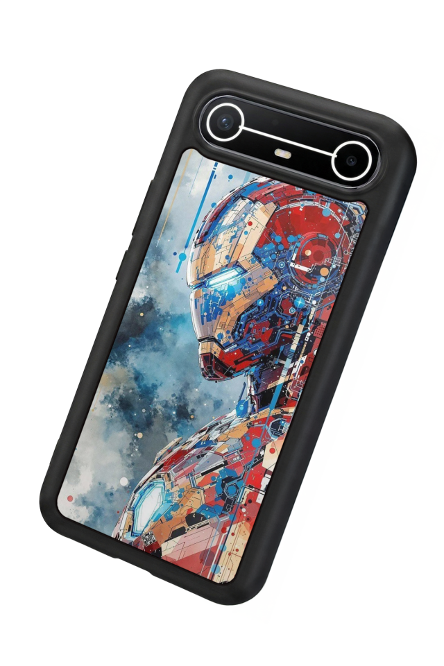 Tecno Spark Slim 5G Uyumlu Iron Man ( Demir Adam ) Tasarımlı Glossy Premium Kılıf