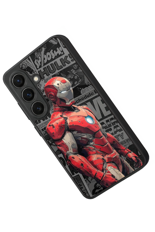 Samsung Galaxy S26 Uyumlu  Iron Man ( Demir Adam ) Tasarımlı Glossy Premium Kılıf