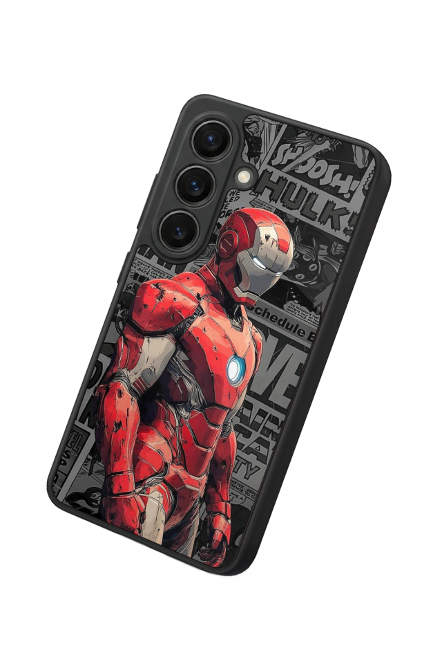 Samsung Galaxy S26 Uyumlu  Iron Man ( Demir Adam ) Tasarımlı Glossy Premium Kılıf