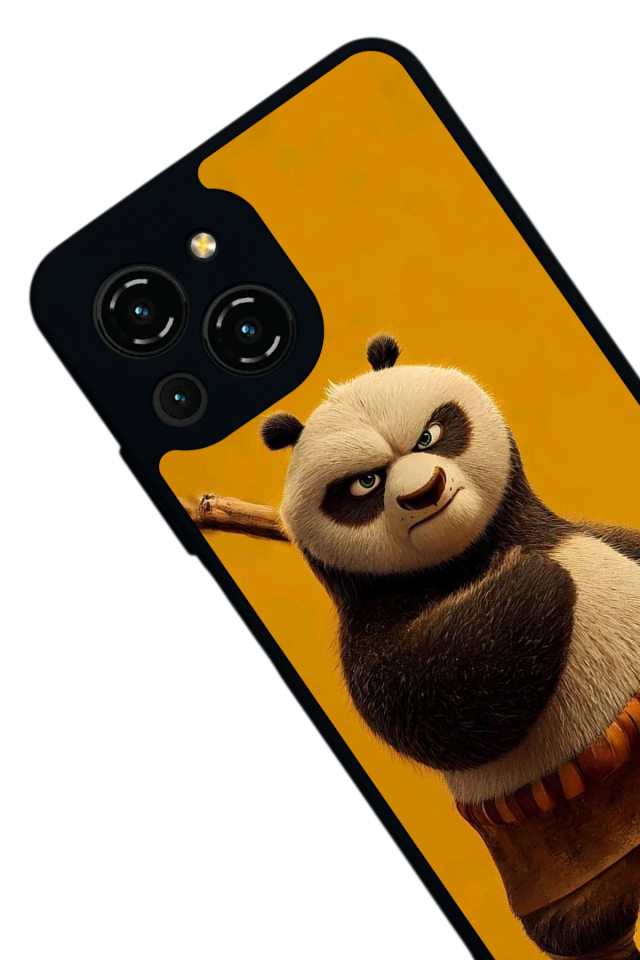 Reeder S23 Pro Max Uyumlu Kung Fu Panda Tasarımlı Glossy Premium Kılıf