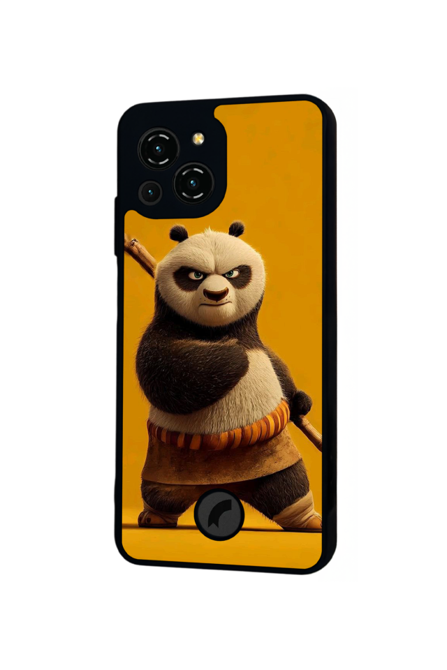 Reeder S23 Pro Max Uyumlu Kung Fu Panda Tasarımlı Glossy Premium Kılıf