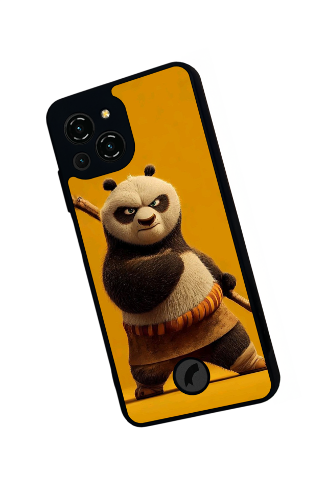 Reeder S23 Pro Max Uyumlu Kung Fu Panda Tasarımlı Glossy Premium Kılıf