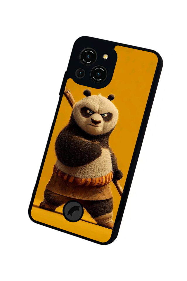 Reeder S23 Pro Max Uyumlu Kung Fu Panda Tasarımlı Glossy Premium Kılıf