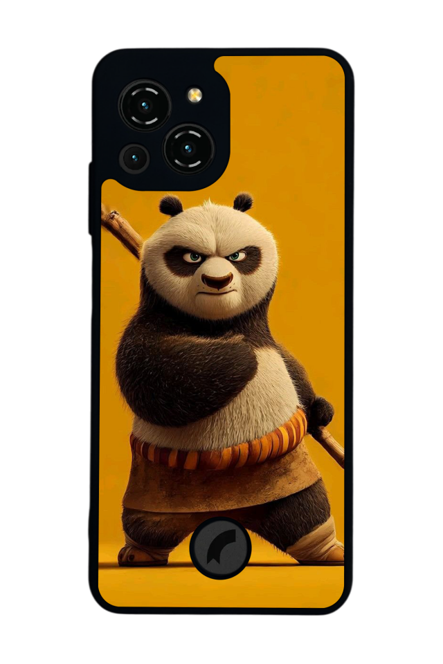 Reeder S23 Pro Max Uyumlu Kung Fu Panda Tasarımlı Glossy Premium Kılıf