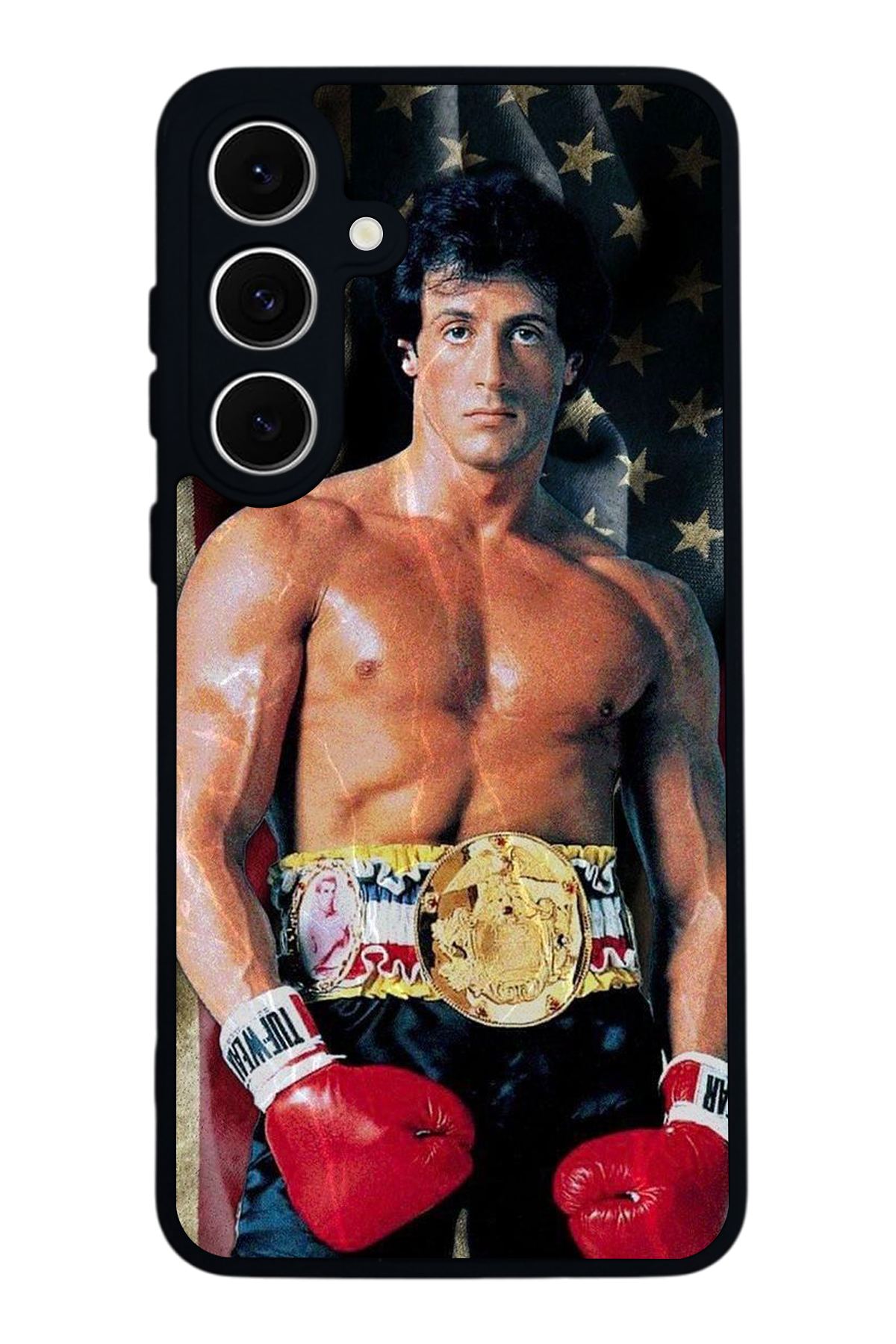 Samsung Galaxy S24 FE Uyumlu Rocky Tasarımlı Glossy Premium Kılıf