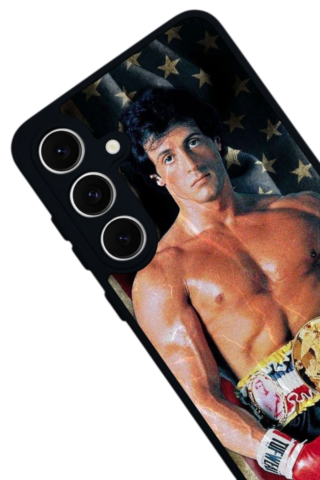 Samsung Galaxy S24 FE Uyumlu Rocky Tasarımlı Glossy Premium Kılıf